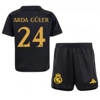 Real Madrid Arda Guler #24 Tredjedraktsett Barn 2023-24 Kortermet (+ Korte bukser)